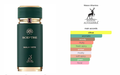 Maison Alhambra Sceptre Malachite Eau De Parfum 100ml