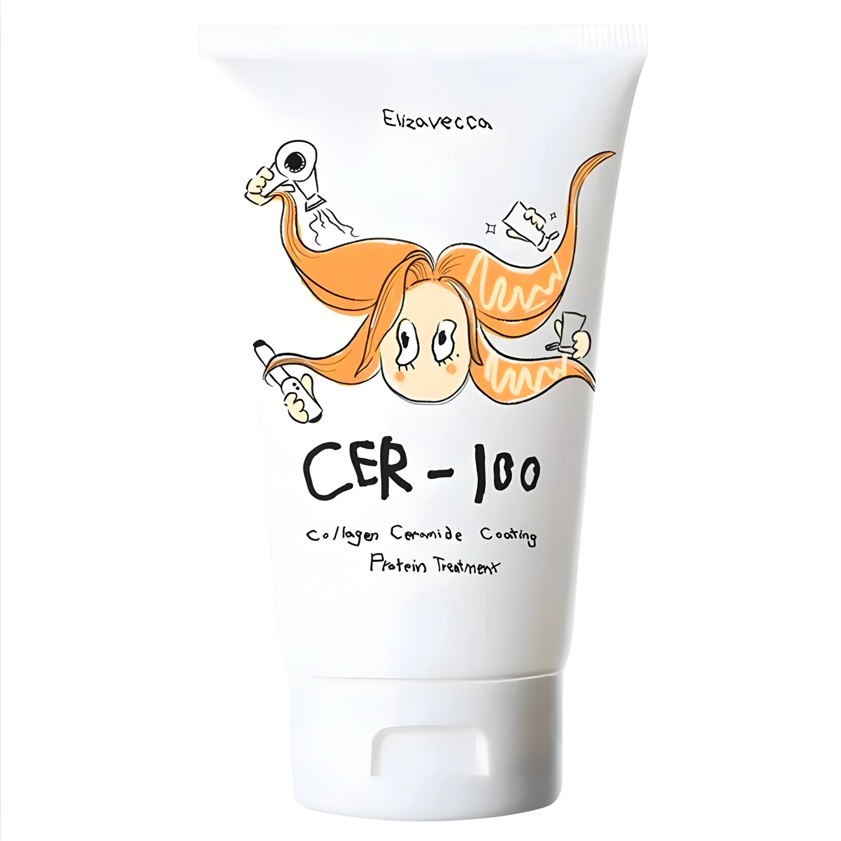 Elizavecca CER-100 product packaging with cartoon character on a white background
