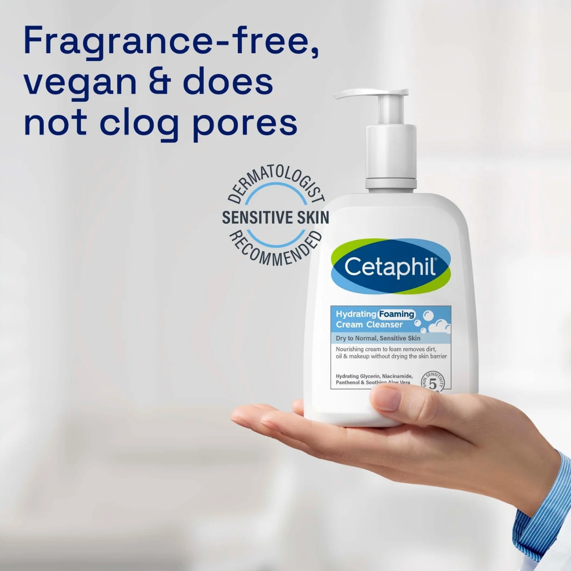 Cetaphil Hydrating Foaming Cream Cleanser 236ml