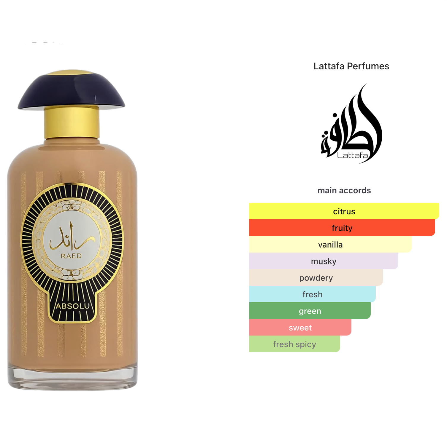 Lattafa Ra'ed Absolu Eau De Parfum 100ml