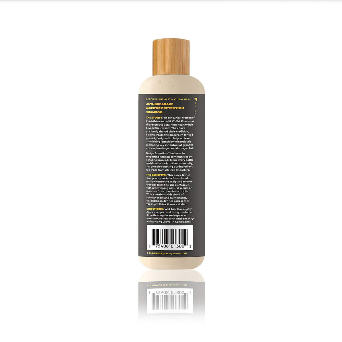 Design Essentials African Chebe Anti-Breakage Moisture Retention Shampoo 12oz