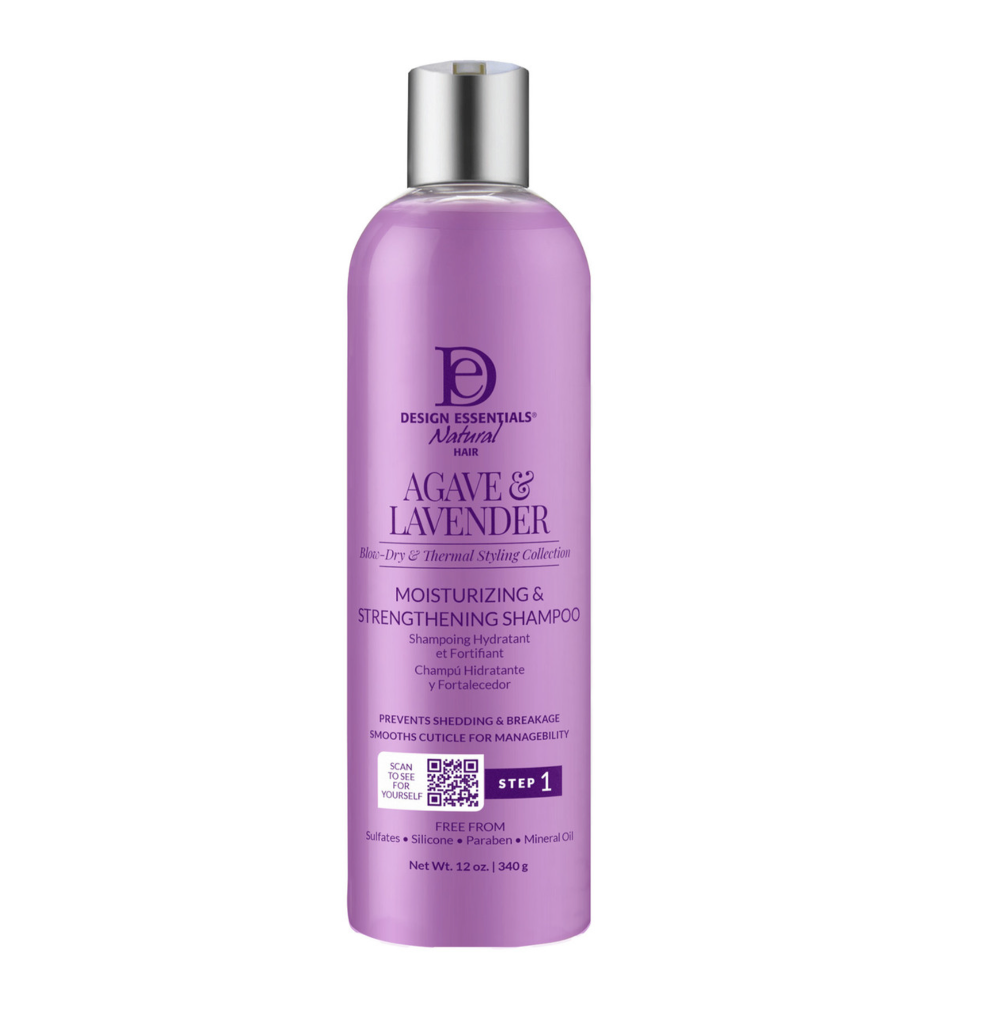 Design Essentials Natural Agave & Lavender Moisturizing Hair Bath 12oz