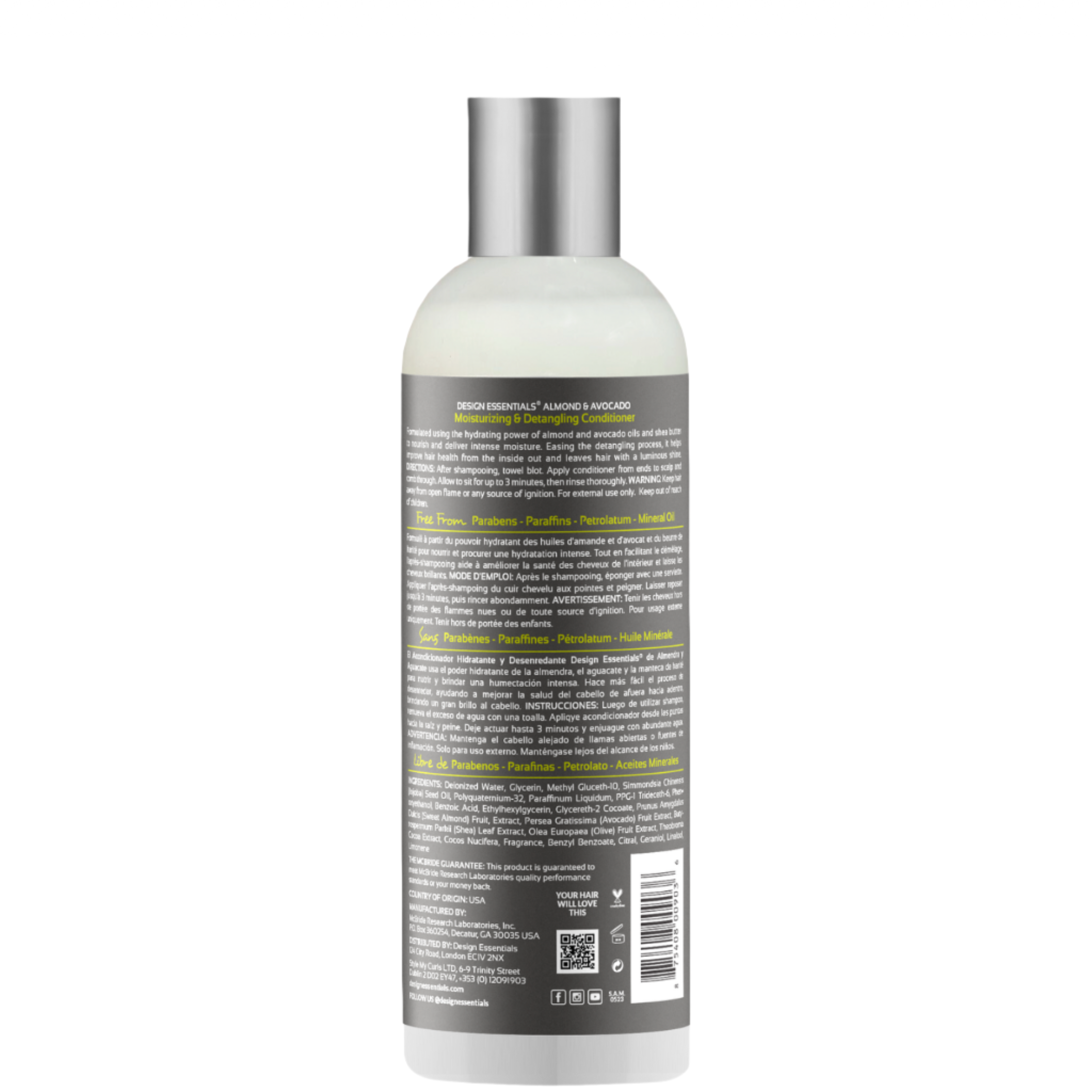 Design Essentials Natural Almond & Avocado Moisturizing & Detangling Conditioner