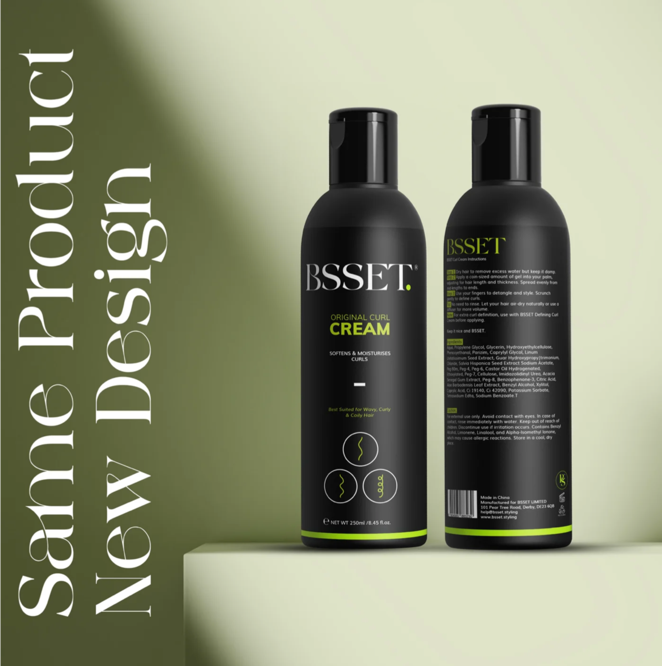 BSSET Original Curl Cream 250ml Kiyo Beauty BSSET Original Curl Cream 250ml Kiyo Beauty