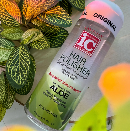 Fantasia IC Hair Polisher Daily Hair Treatment Serum with Aloe 6oz