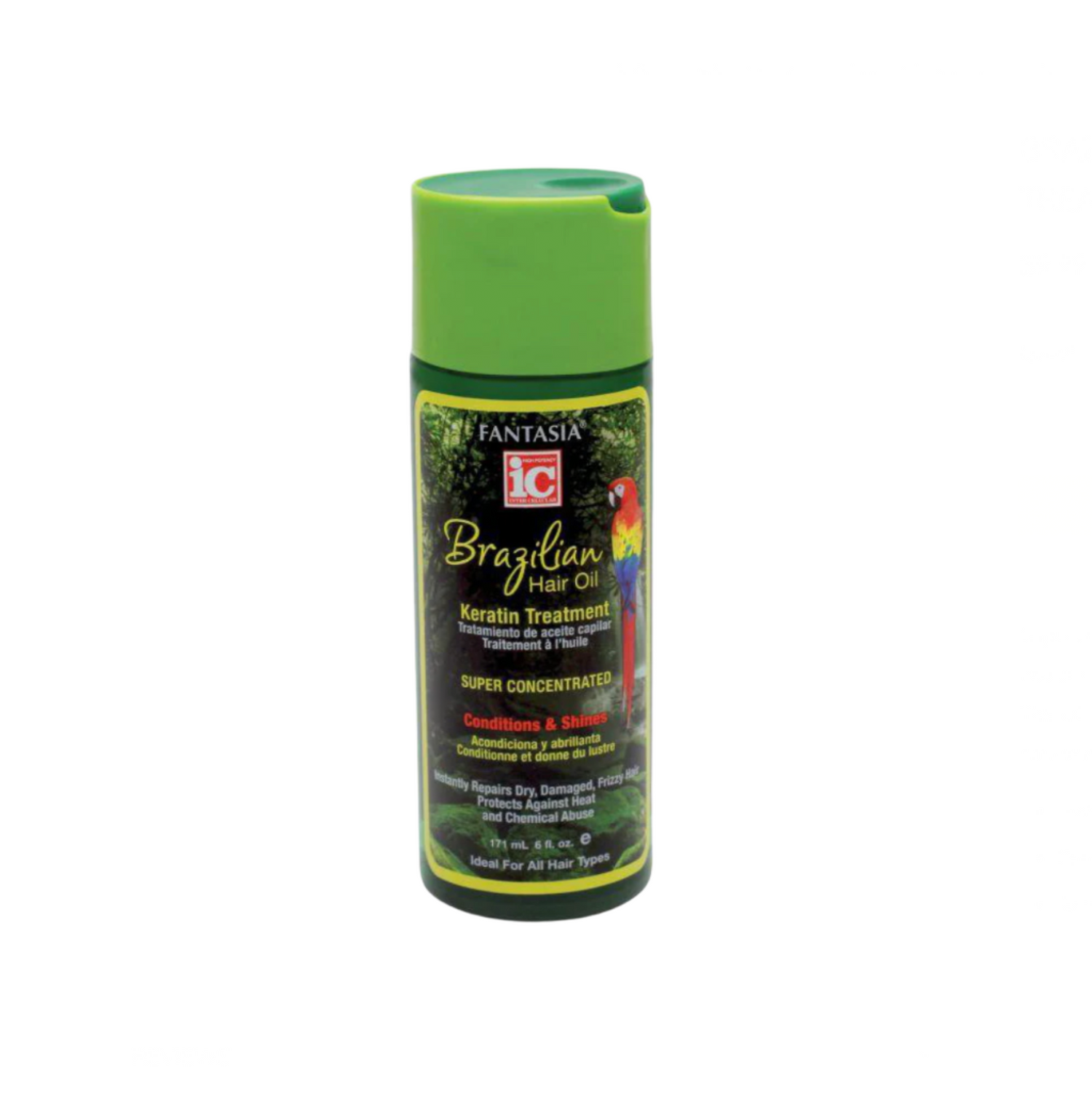 Fantasia IC Brazilian Hair Oil Keratin Treatment Serum 6 oz