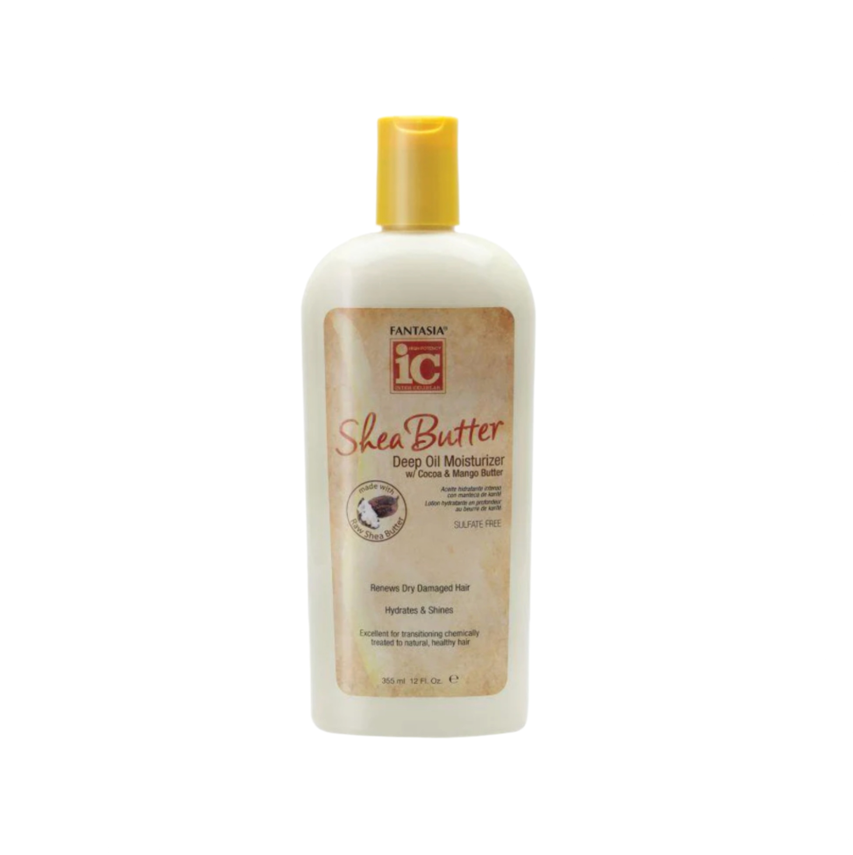 Fantasia IC Shea Butter Daily Oil Moisturizer W/ Cocoa & Mango Butter 12oz
