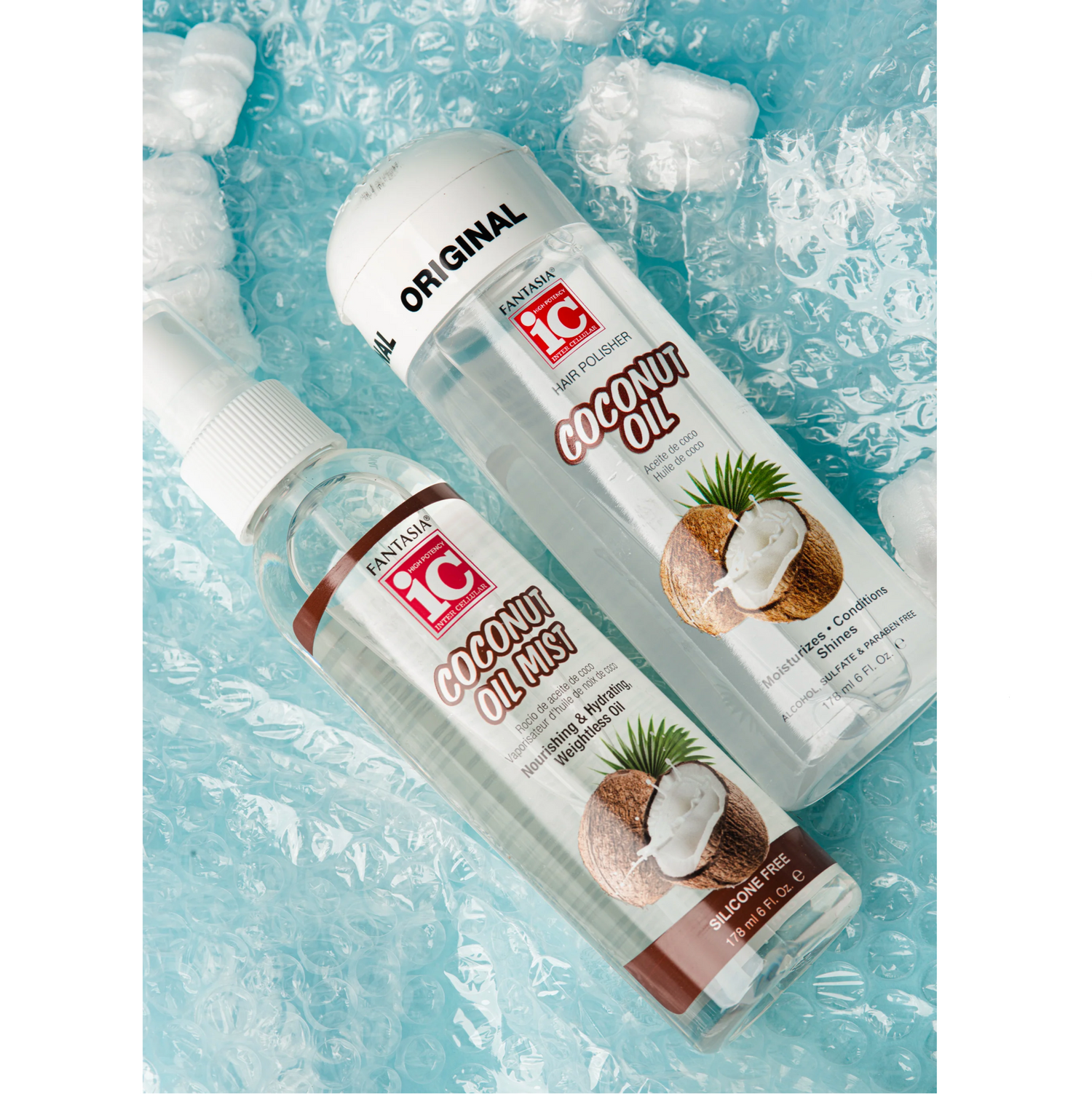 Fantasia IC Hair Polisher Coconut Oil Serum 6oz