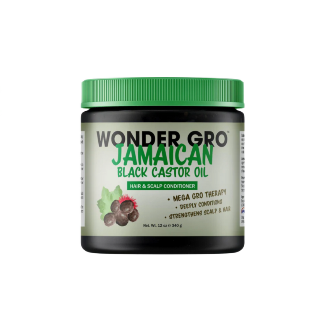 Wonder Gro Jamaican Black Castor Oil Hair & Scalp Conditioner 12oz