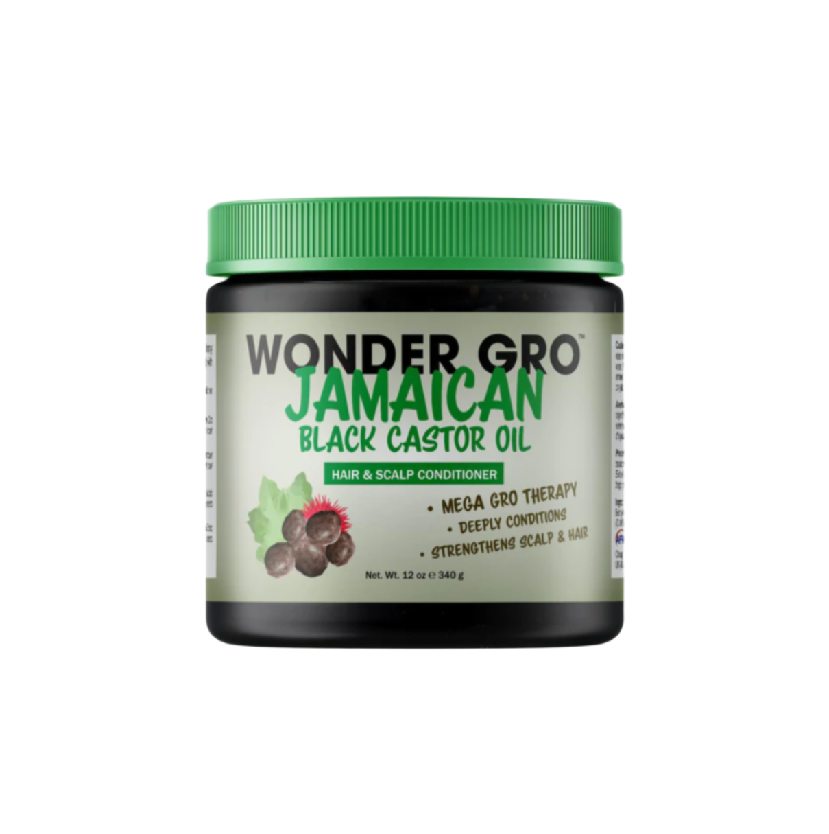 Wonder Gro Jamaican Black Castor Oil Hair &amp; Scalp Conditioner 12oz