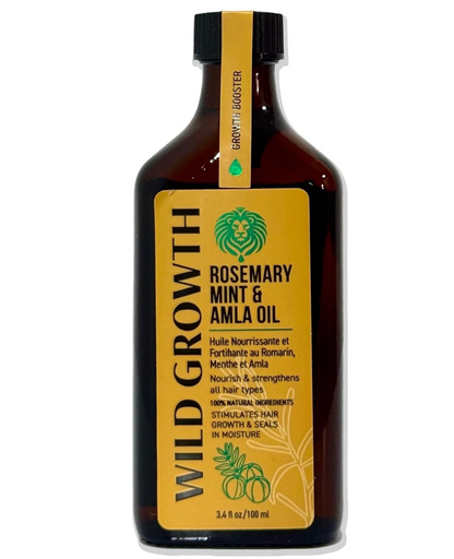 Wild Growth Rosemary Mint &amp; Amla Strengthening Oil 100ml