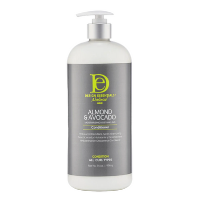 Design Essentials Natural Almond &amp; Avocado Moisturizing &amp; Detangling Conditioner