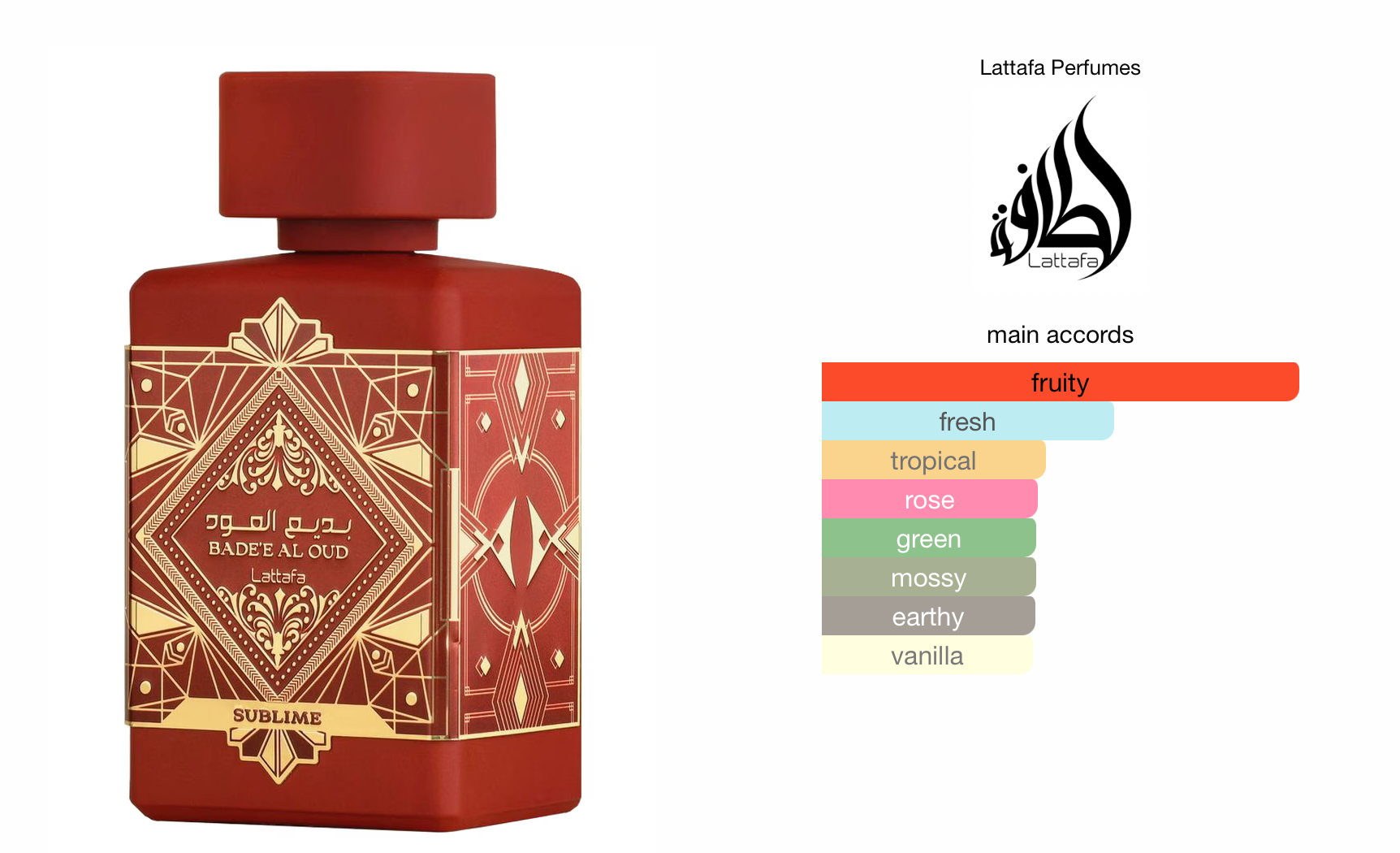 Lattafa Badee Al Oud Sublime Eau de Parfum 100ml