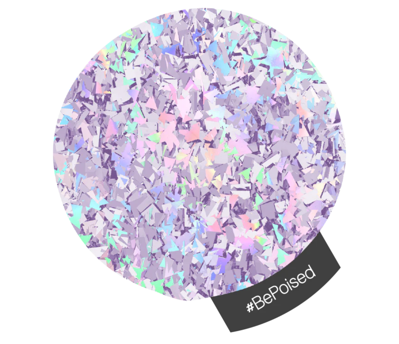 Halo Multi Hex &amp; Multi-Flake Nail Art Glitter 1g