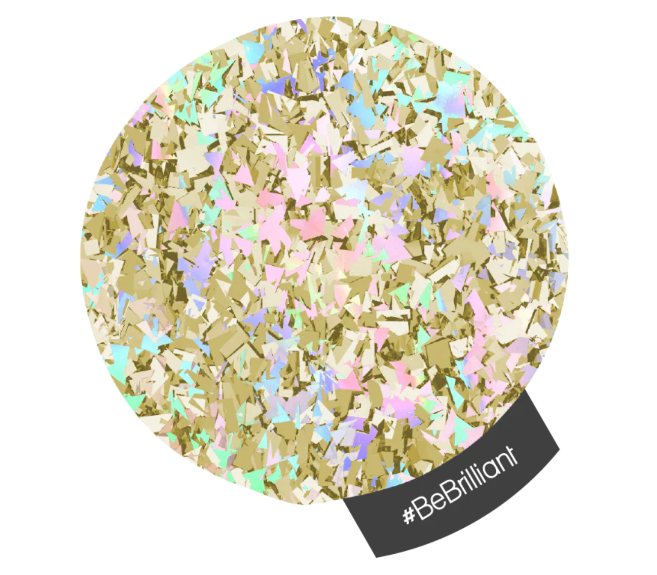 Halo Multi Hex &amp; Multi-Flake Nail Art Glitter 1g