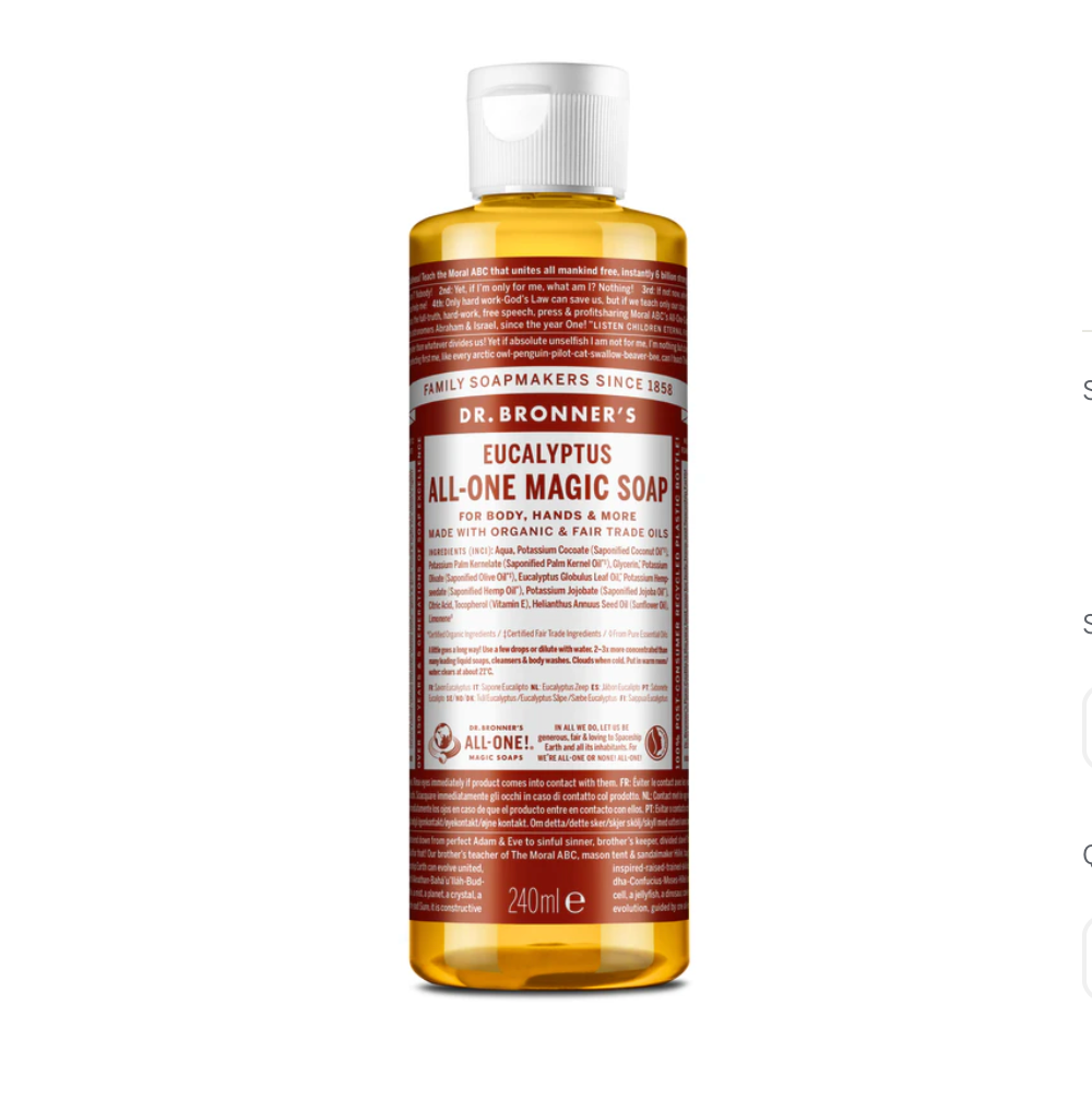 Dr Bronner's Eucalyptus Pure-Castile Liquid Soap