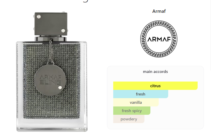 Armaf Club De Nuit Bling Eau De Parfum 75ml