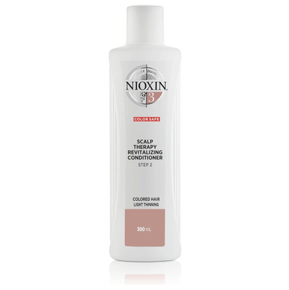 Nioxin System 3 Scalp Therapy Revitalizing Conditioner Coloured Hair Light Thinning 300ml