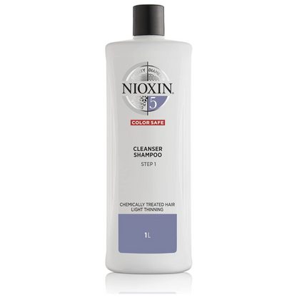 Nioxin System 5 Cleanser Shampoo Chemically Treated Light Thinning