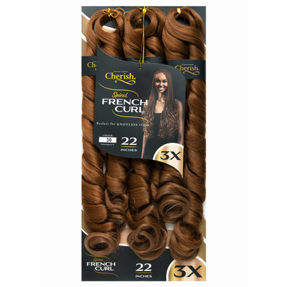 Cherish French Curl 22" 3X Pack