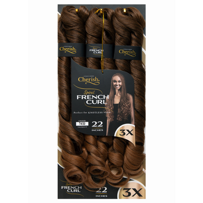 Cherish French Curl 22" 3X Pack
