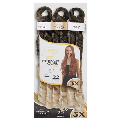 Cherish French Curl 22" 3X Pack