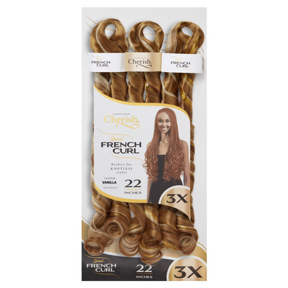 Cherish French Curl 22" 3X Pack