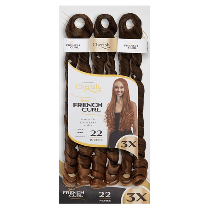Cherish French Curl 22" 3X Pack