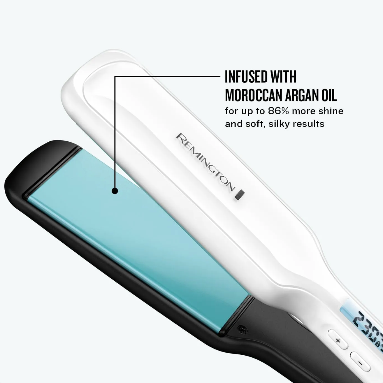 Remington Shine Therapy Wide Plate Hair Straightener