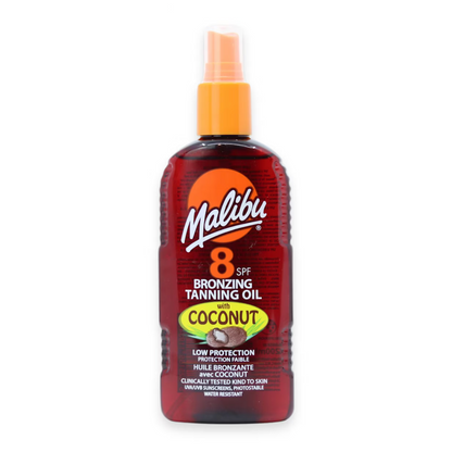 Malibu Fast Tanning Oil SPF 8 With Coconut
