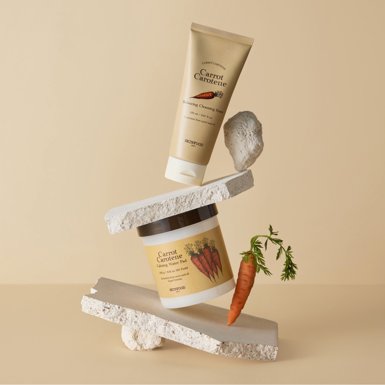 SKINFOOD Carrot Carotene Balancing Cleansing Foam 150ml