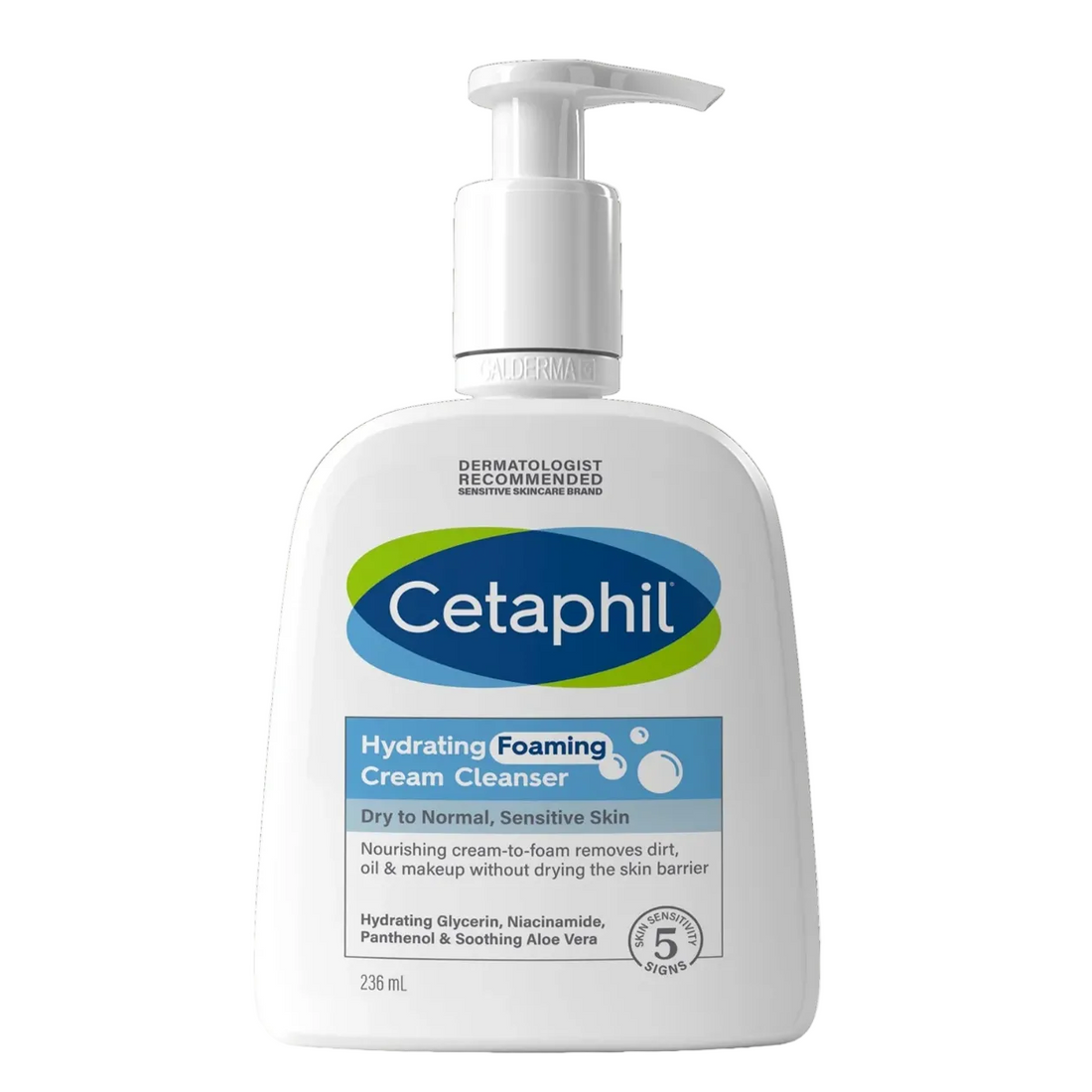 Cetaphil Hydrating Foaming Cream Cleanser 236ml