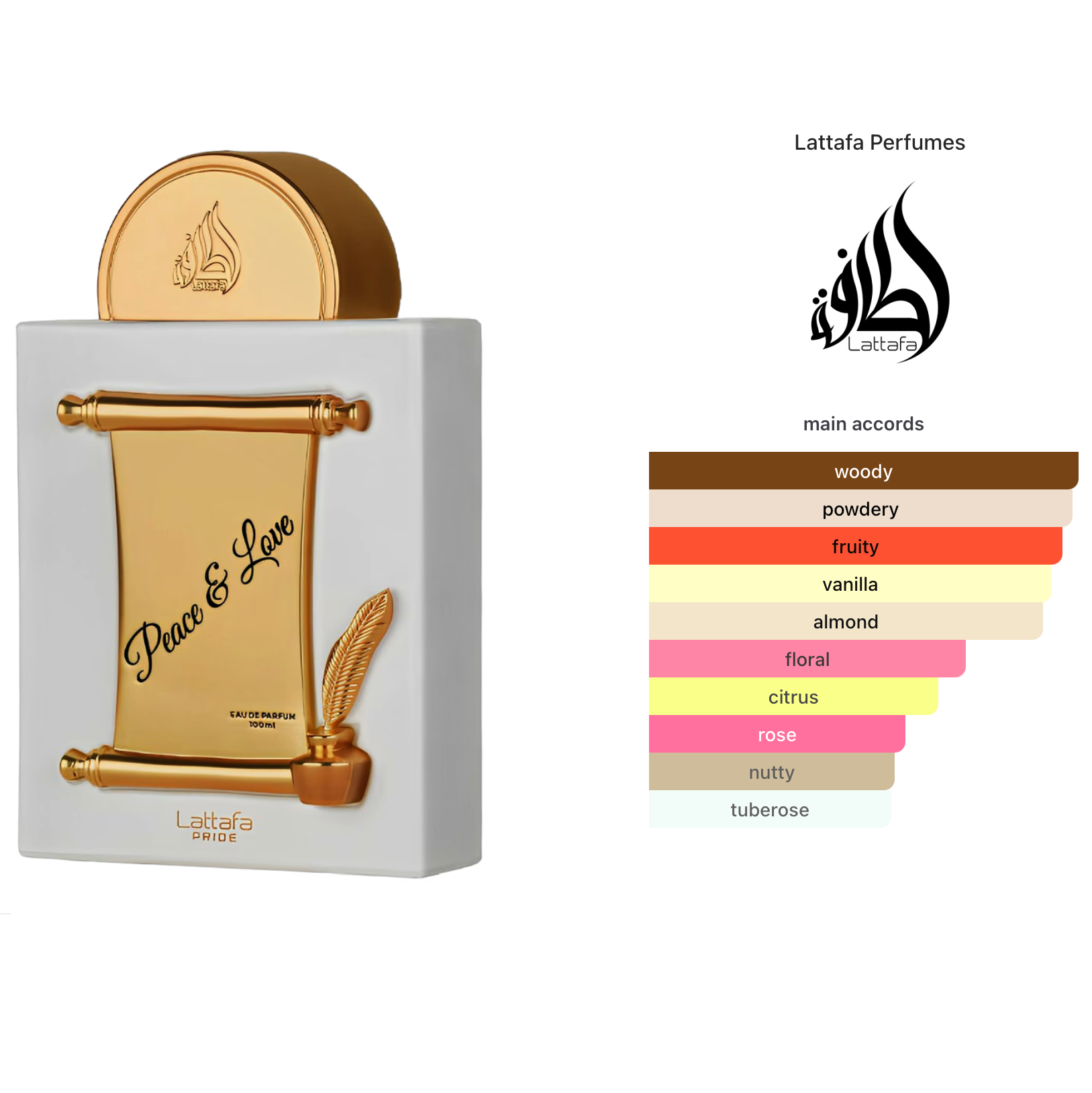 Lattafa Pride Peace & Love Eau De Parfum 100ml