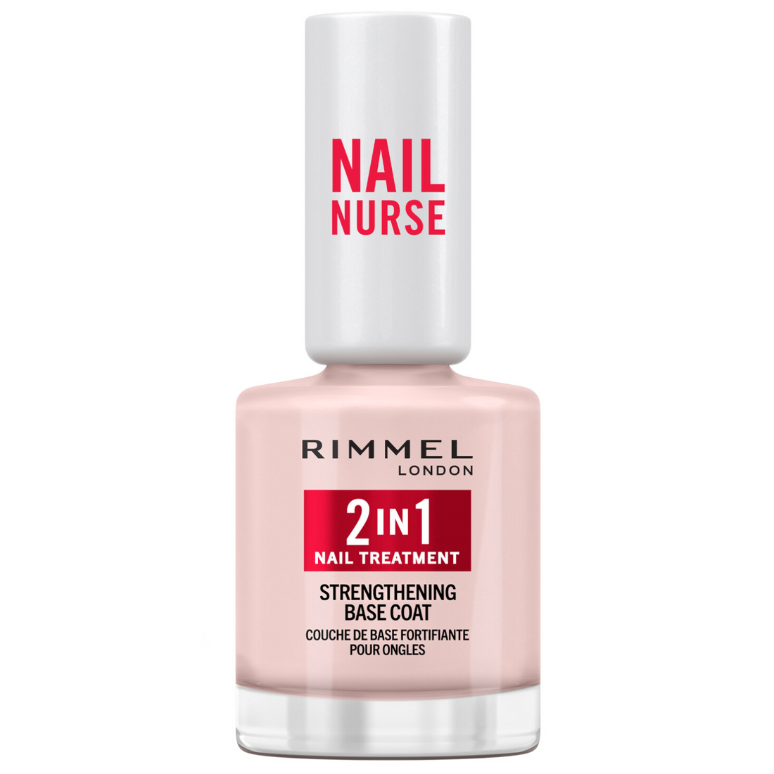 Rimmel London Nail Nurse 2 In 1 Strengthening Base Coat 12ml