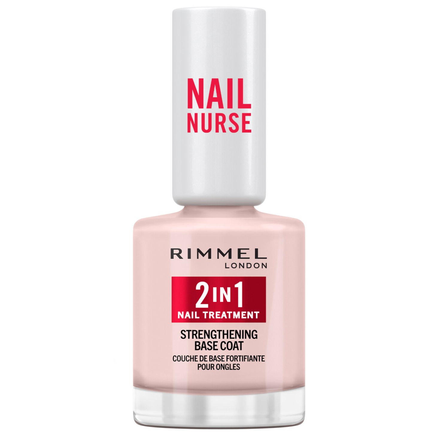 Rimmel London Nail Nurse 2 In 1 Strengthening Base Coat 12ml