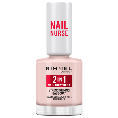 Rimmel London Nail Nurse 2 In 1 Strengthening Base Coat 12ml