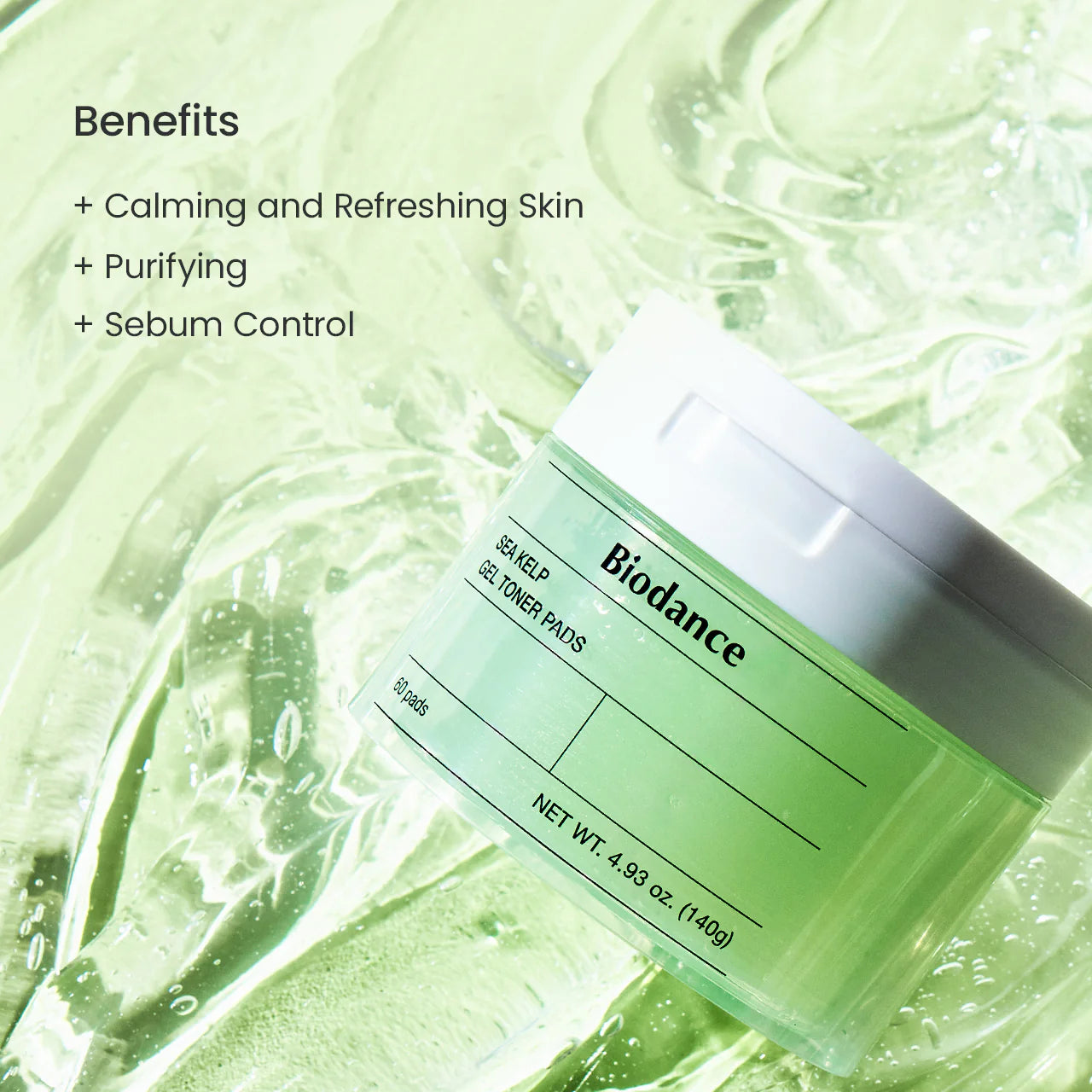 Biodance Sea Kelp Gel Toner Pads 60pcs
