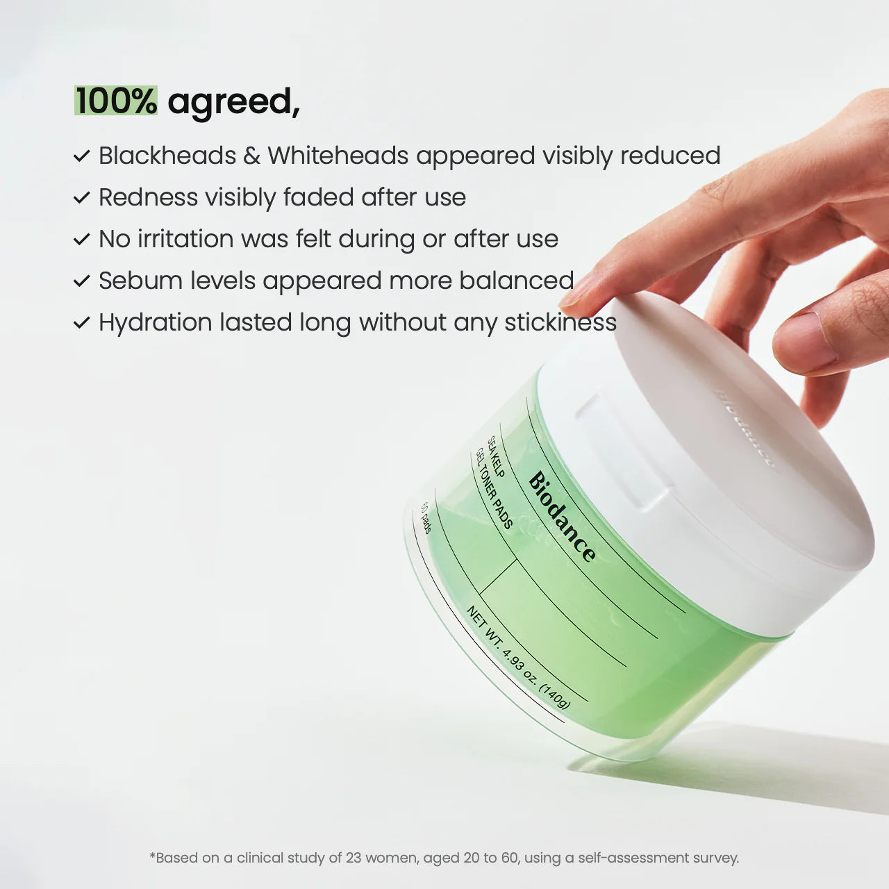 Biodance Sea Kelp Gel Toner Pads 60pcs
