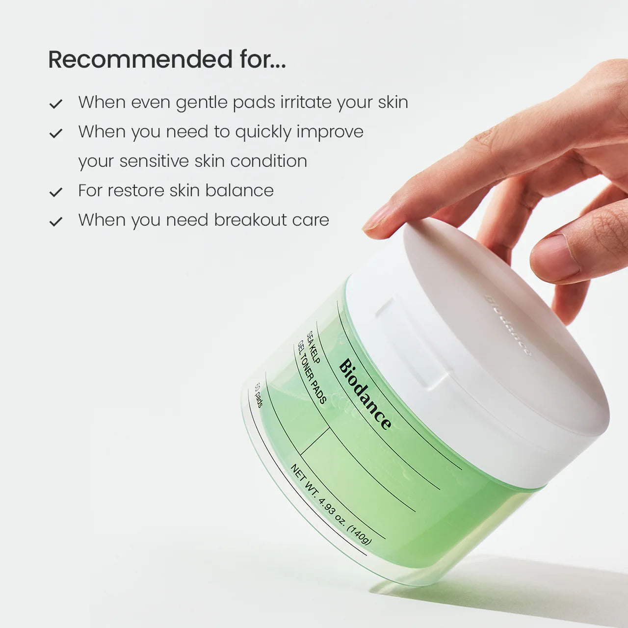 Biodance Sea Kelp Gel Toner Pads 60pcs
