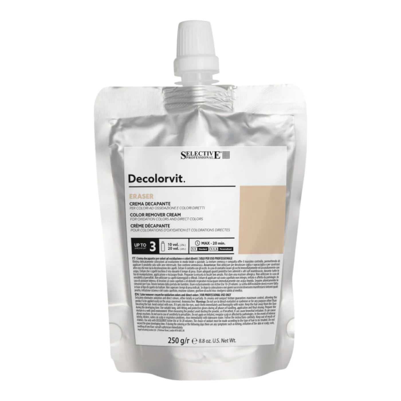 Selective Professional Decolorvit Eraser Color Remover Cream 250g