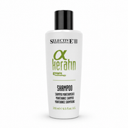 Selective Professional Alpha Keratin Maintenance Shampoo 250ml, sulphate-free keratin shampoo for treated hair, professional maintenance shampoo to prolong keratin smoothing treatments.
