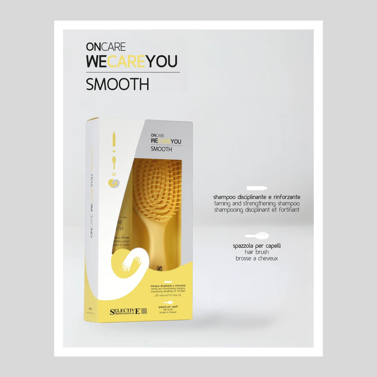 Selective Professional OnCare Smooth Shampoo & Brush Set