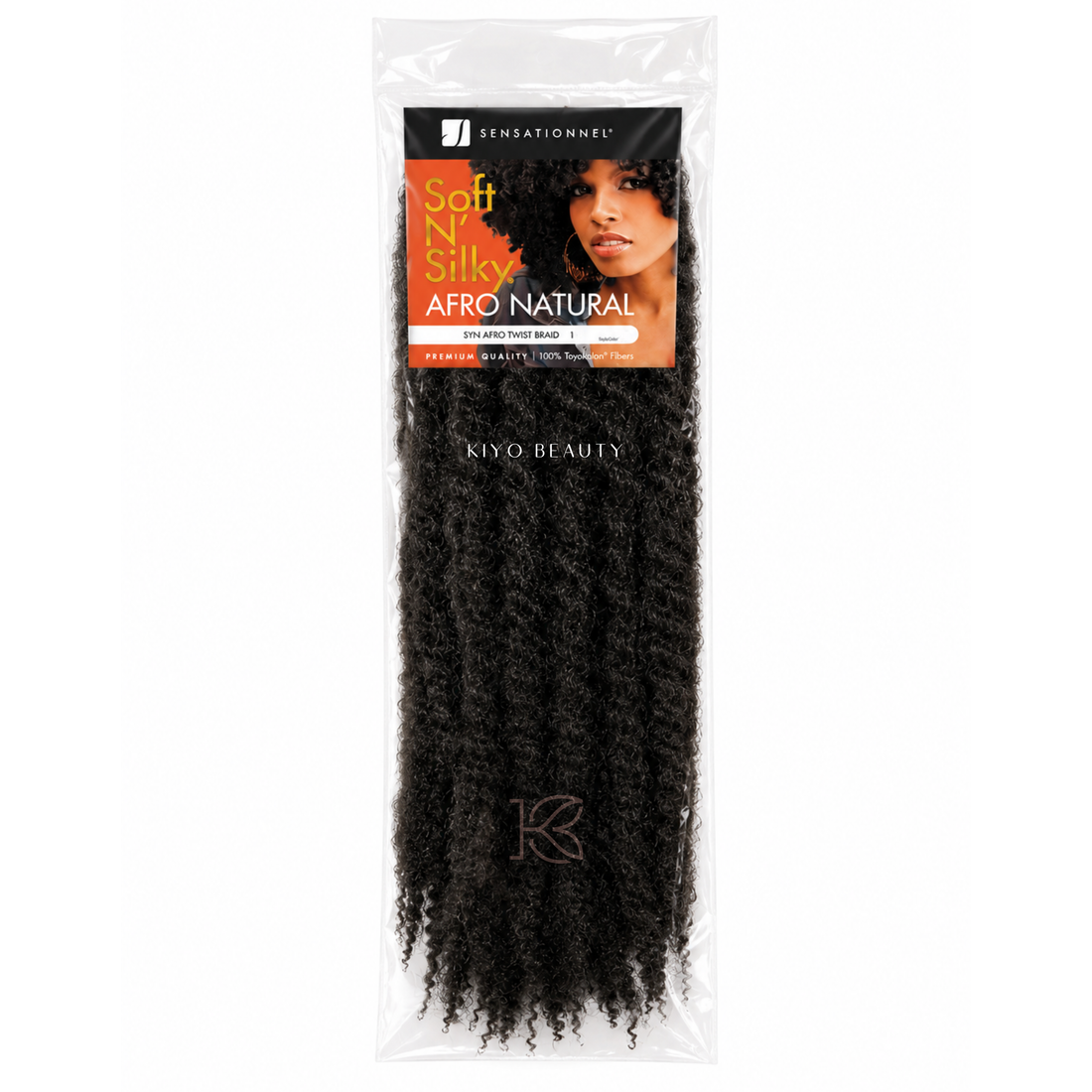Sensationnel Soft n Silky Afro Twist Braid (1) Jet Black  