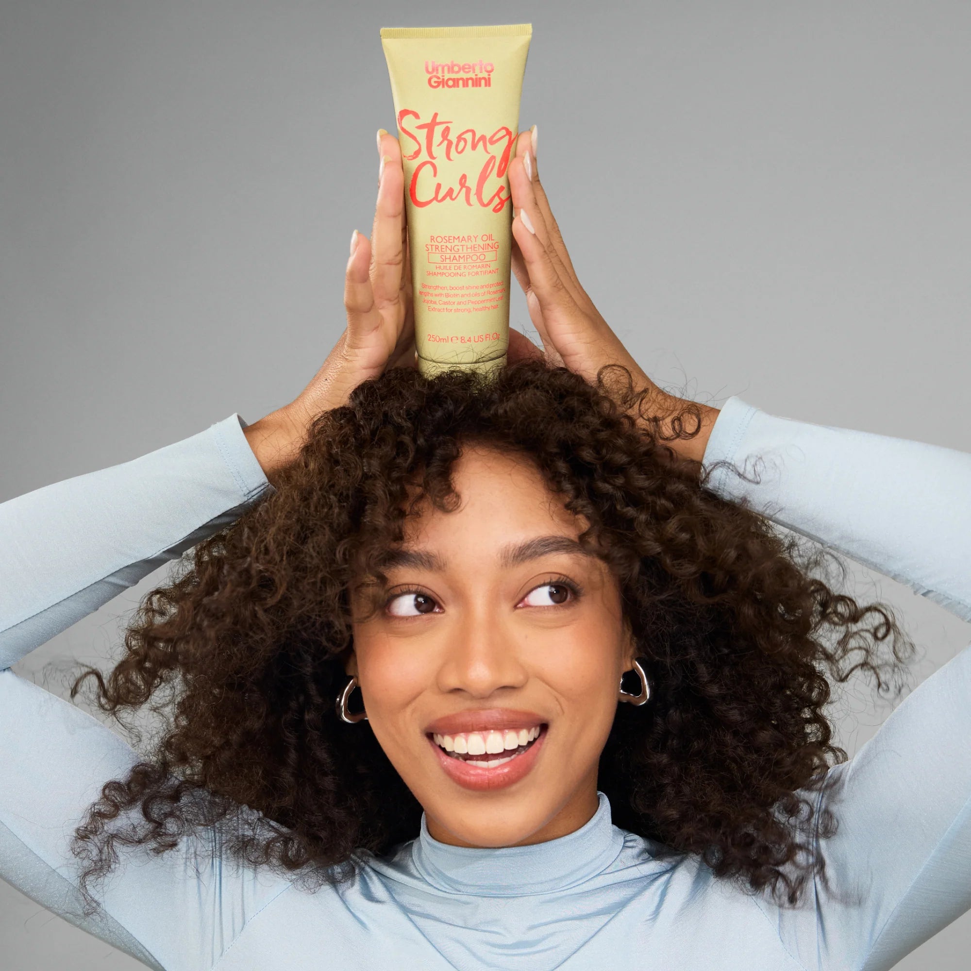 Umberto Giannini Strong Curls Rosemary Oil Shampoo 250ml