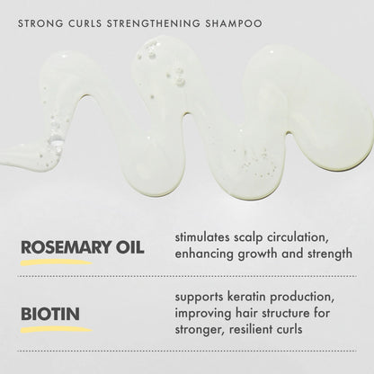 Umberto Giannini Strong Curls Rosemary Oil Shampoo 250ml