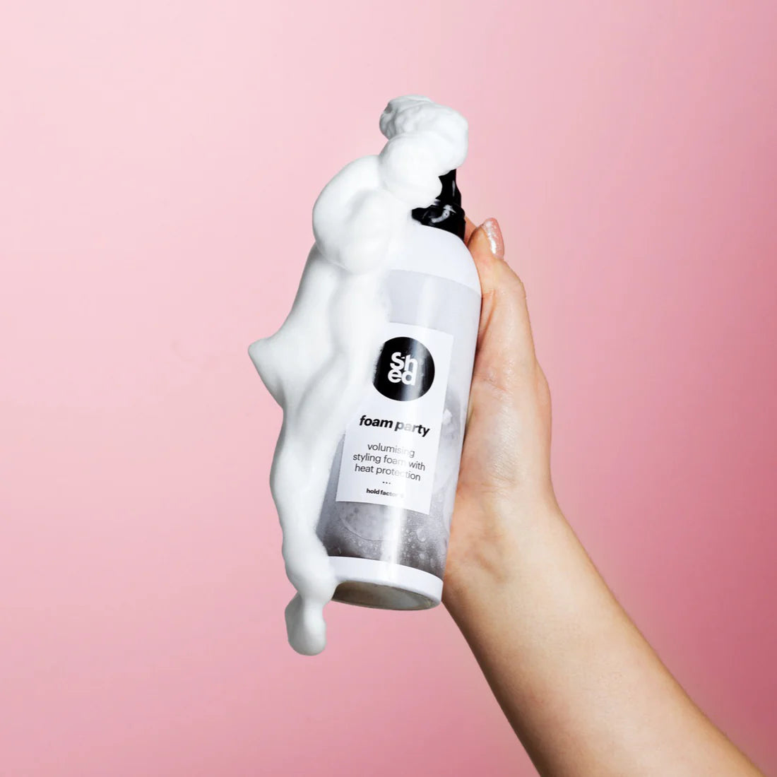 SHED Foam Party Volumising Styling Foam With Heat Protection 200ml
