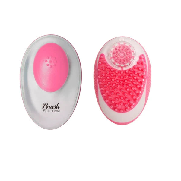 Brush With The Best 2 in 1 Silicone Scalp Massage Brush with Shampoo Dispenser