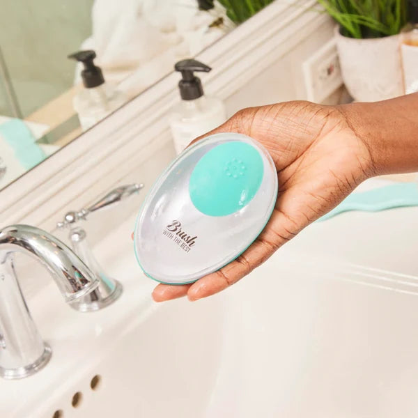 Brush With The Best 2 in 1 Silicone Scalp Massage Brush with Shampoo Dispenser