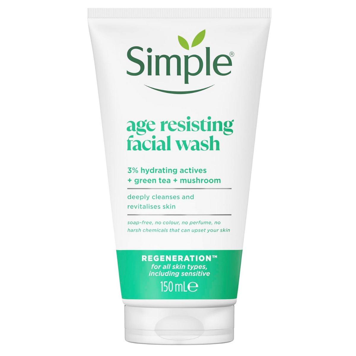 Simple Age Resisting Facial Wash 150ml
