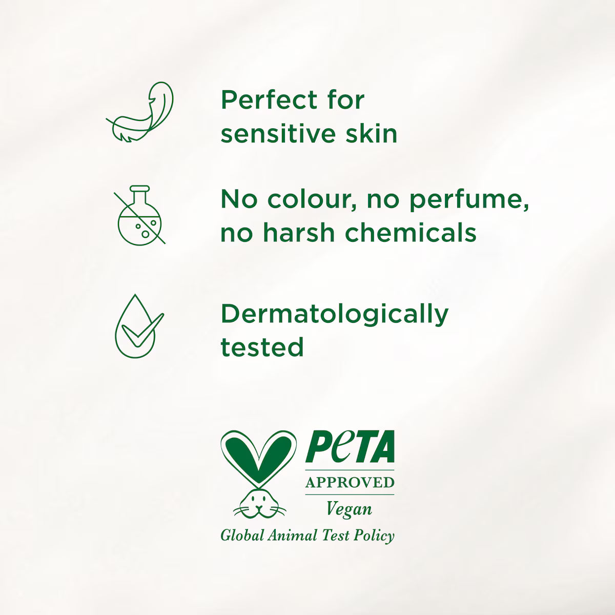 Simple Kind to Skin Moisturising Facial Wash 150ml for sensitive skin, colour-free, perfume-free, dermatologically tested and vegan